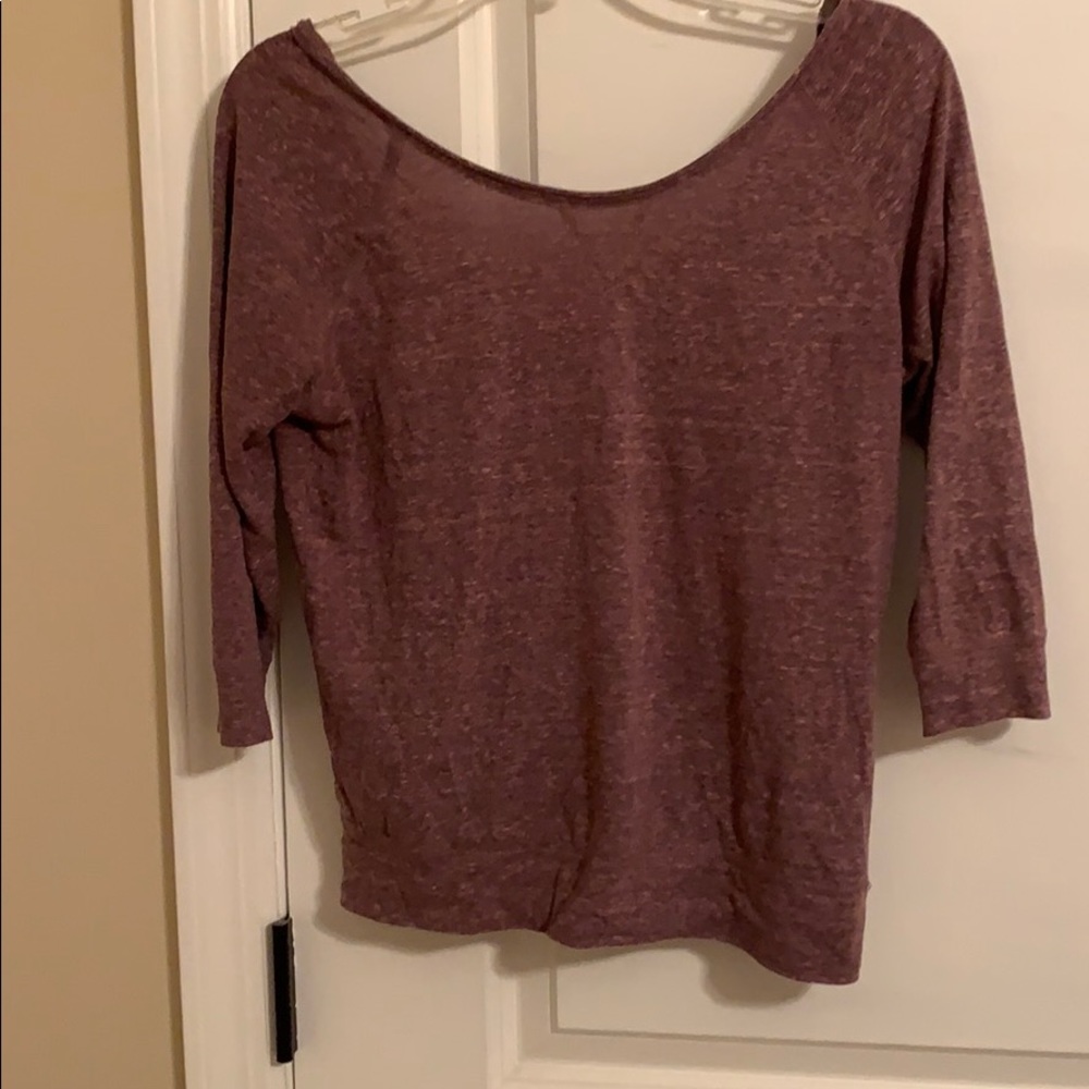 Purple garage shirt